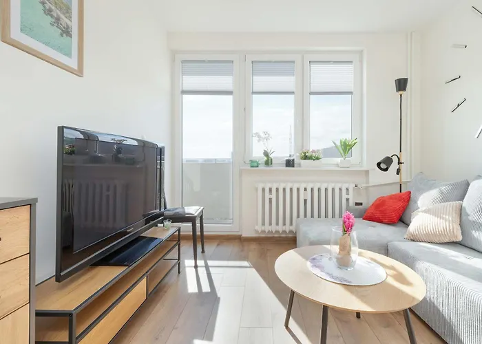 Sloneczny Z Pieknym Widokiem, Balkon & Parking By Renters *